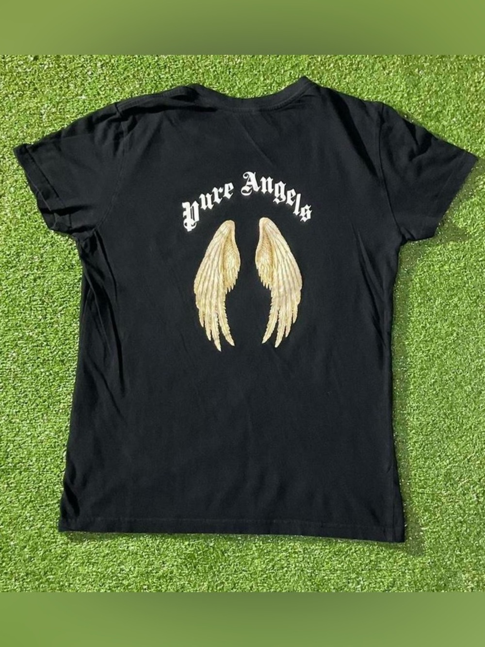 Pure Angels Black Graphic Tee